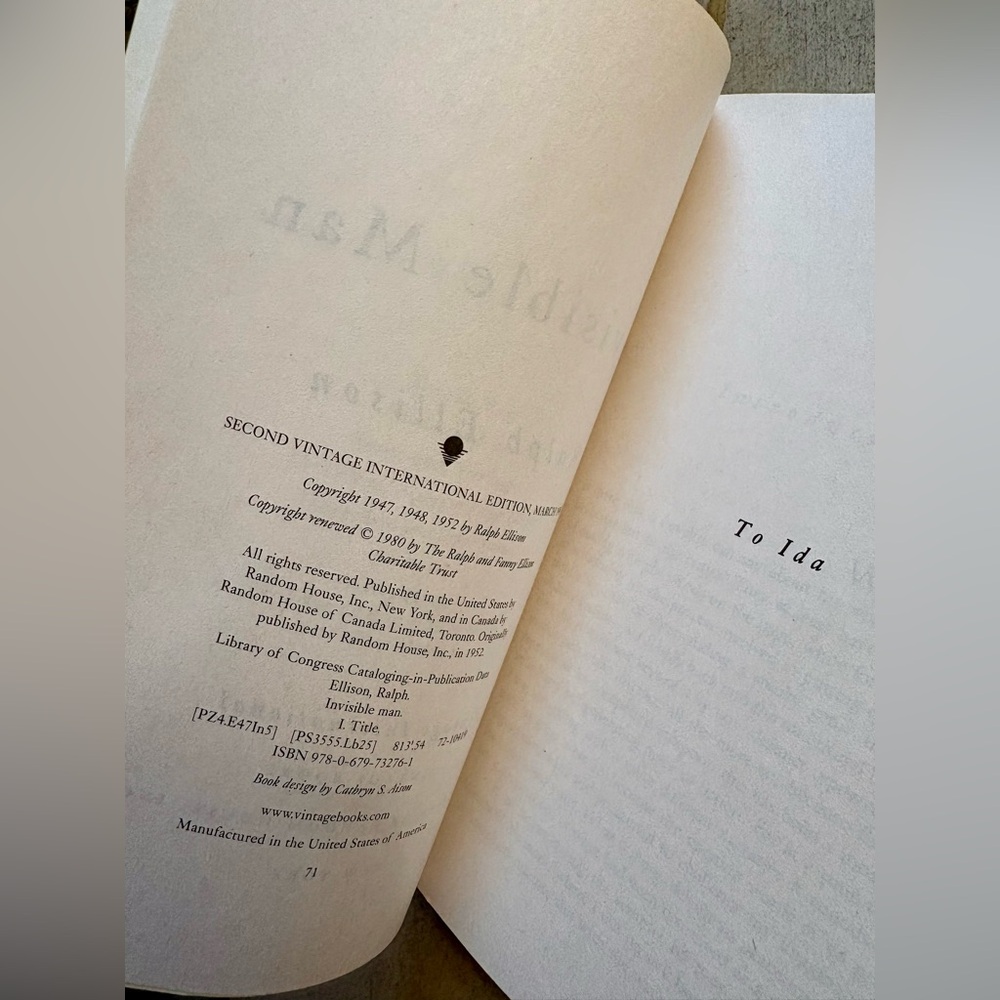 The Invisible Man by Ralph Ellison - Picture 3 of 4